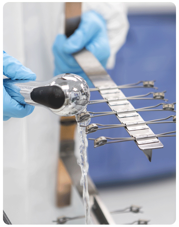 pedicle screw treated with Nanotechnology